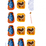 Gioco – Tris con pedine Pesciolino e Tucano