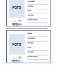 Cose utili – Cartellino identificativo