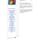 Idea Regalo – Segnalibro di Pasqua, Fiori “Buona Pasqua”