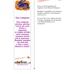 Idea Regalo – Segnalibro di Pasqua, Coniglietto “Una Campana”