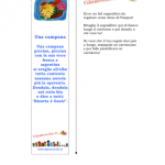 Idea Regalo – Segnalibro di Pasqua, Fiori “Una Campana”