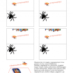 Cose utili – Segnaposto di Halloween, Ragno