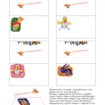 Cose utili – Segnaposto di Pasqua, con 4 immagini diverse