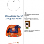 Cose utili – Segnaporta “Non disturbare! Sto giocando!”