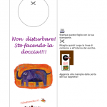 Cose utili – Segnaporta “Non disturbare! Sto facendo la doccia!”