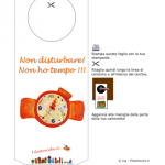 Cose utili – Segnaporta “Non disturbare! Non ho tempo!”