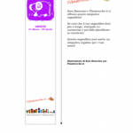 Cose utili – Segnalibro con i segni zodiacali, Ariete