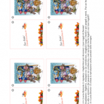 Biglietto di Natale per decorare i regali – Pupazzo di neve