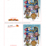 Biglietto d’Auguri di Natale – Pupazzo di neve