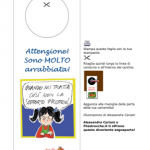 Cose utili – Segnaporta “Attenzione! Sono molto arrabbiata!”