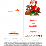 Cose utili – Menù di Natale, Babbo natale seduto