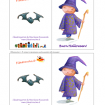 Biglietto d’Auguri di Halloween con il maghetto