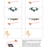 Cose utili – Segnaposto di Halloween con fantasmino e pipistrello
