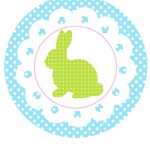 Decorazioni per Pasqua: sottopiatti con il coniglietto