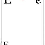 ABC book: Abbecedario inglese: Lettera E vuota