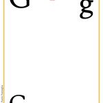 ABC book: Abbecedario inglese: Lettera G vuota