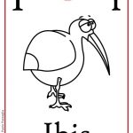 ABC book: Abbecedario inglese: Lettera I da colorare