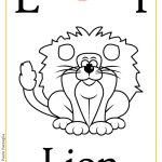 ABC book: Abbecedario inglese: Lettera L da colorare