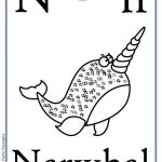 ABC book: Abbecedario inglese: Lettera N da colorare