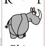 ABC book: Abbecedario inglese: Lettera R