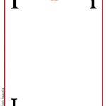 ABC book: Abbecedario inglese: Lettera I vuota