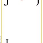 ABC book: Abbecedario inglese: Lettera J vuota