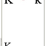 ABC book: Abbecedario inglese: Lettera K vuota