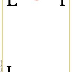 ABC book: Abbecedario inglese: Lettera L vuota