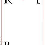 ABC book: Abbecedario inglese: Lettera R vuota