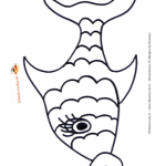 Disegno da colorare – Pesciolina