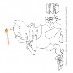 Disegno da colorare – Winnie the Pooh
