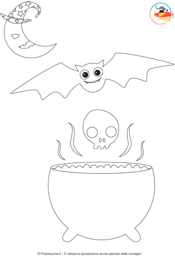 Disegni Da Colorare Per Halloween Il Pentolone Delle Streghe