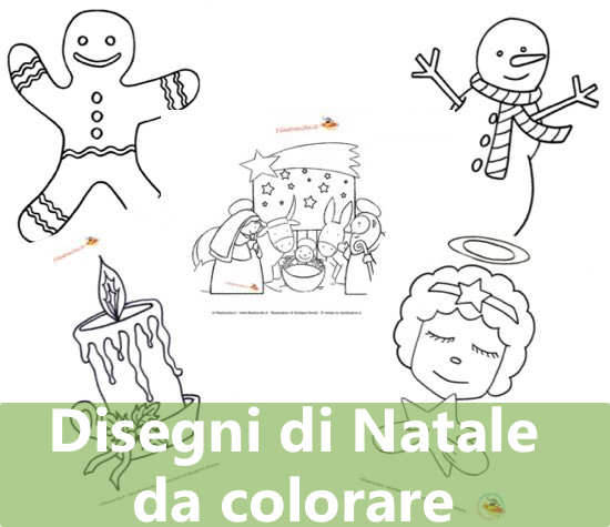 Disegni Di Natale Da Colorare Per Bambini Filastrocche It