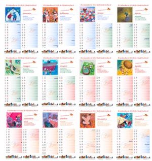 Calendari 2025 con le note