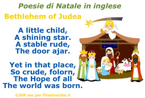 Poesie Di Natale In Inglese Con Traduzione In Italiano.Poesie Di Natale In Inglese Natale Su Filastrocche It