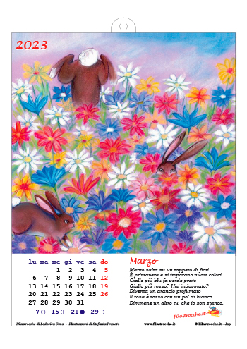 Calendario 2023 illustrato