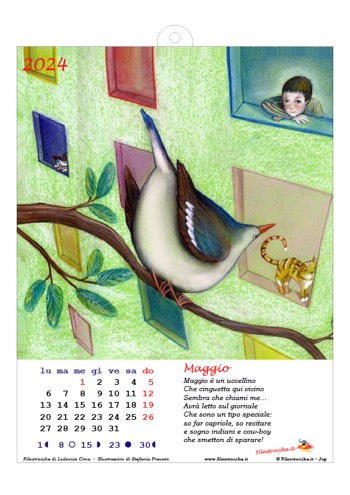 Calendario 2024 illustrato