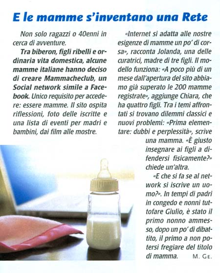 Articolo Famiglia Cristiana