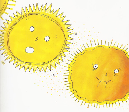 Il sole col singhiozzo