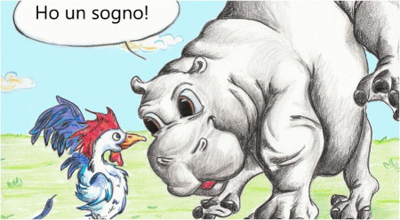 Lepepusch. Il gallo che ringraziava