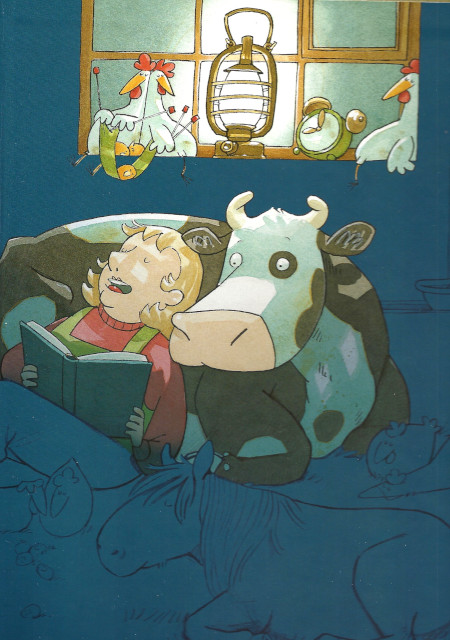 La mucca Carlotta non riesce a dormire