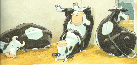 La mucca Carlotta non riesce a dormire