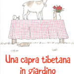 Una capra tibetana in giardino