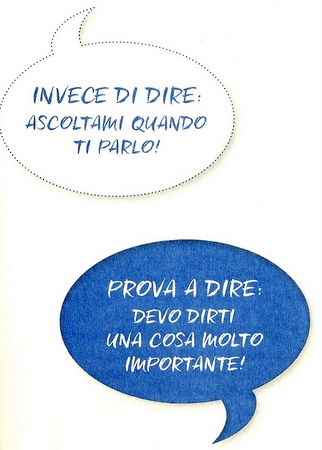 Invece di dire... Prova a dire... Invece di dire... Prova a dire...