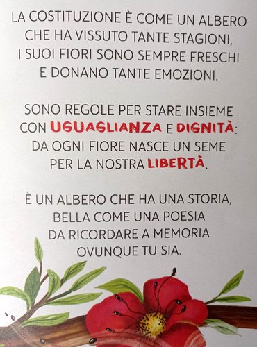 La Costituzione è come un albero