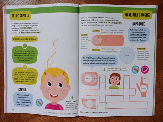 Il mio primo libro di Attività sul Corpo Umano