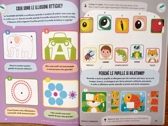 Il mio primo libro di Attività sul Corpo Umano