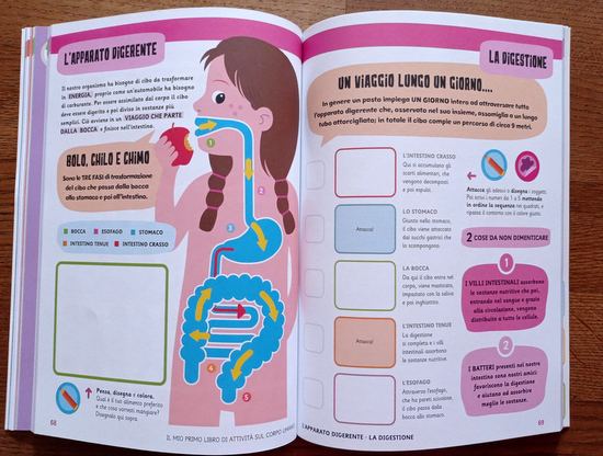 Il mio primo libro di Attività sul Corpo Umano