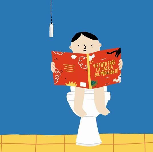 Vietato fare la cacca sul mio libro!