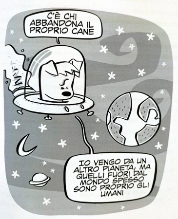 La storia di Ignazio, il cane che arriva dallo spazio